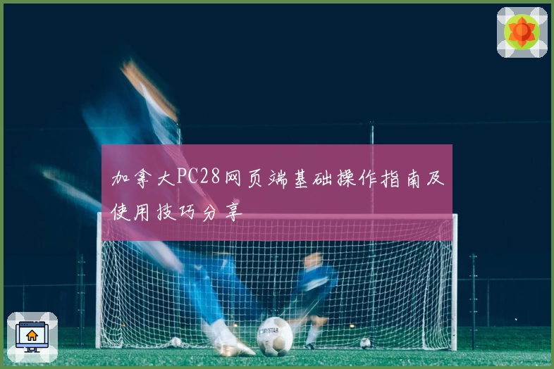 加拿大PC28网页端基础操作指南及使用技巧分享